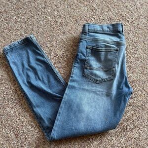 Wrangler Regular Taper Denim Blue Jeans Kids Slim 14